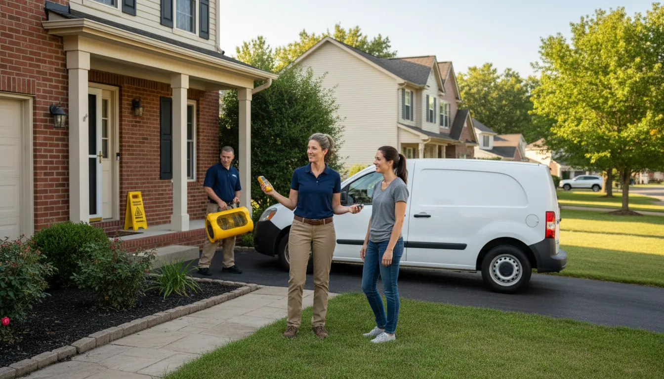 Residential water damage restoration in Hampstead, NC